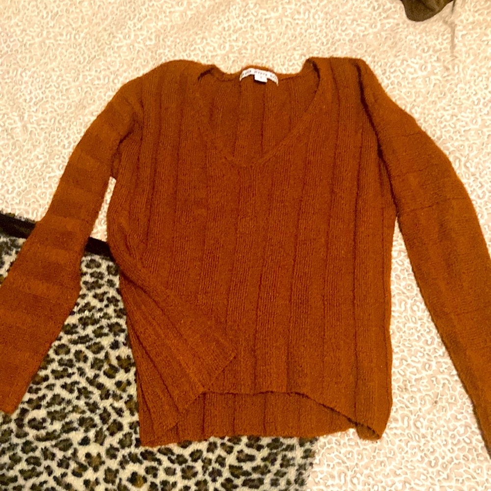 Rusty, orange, sweater
